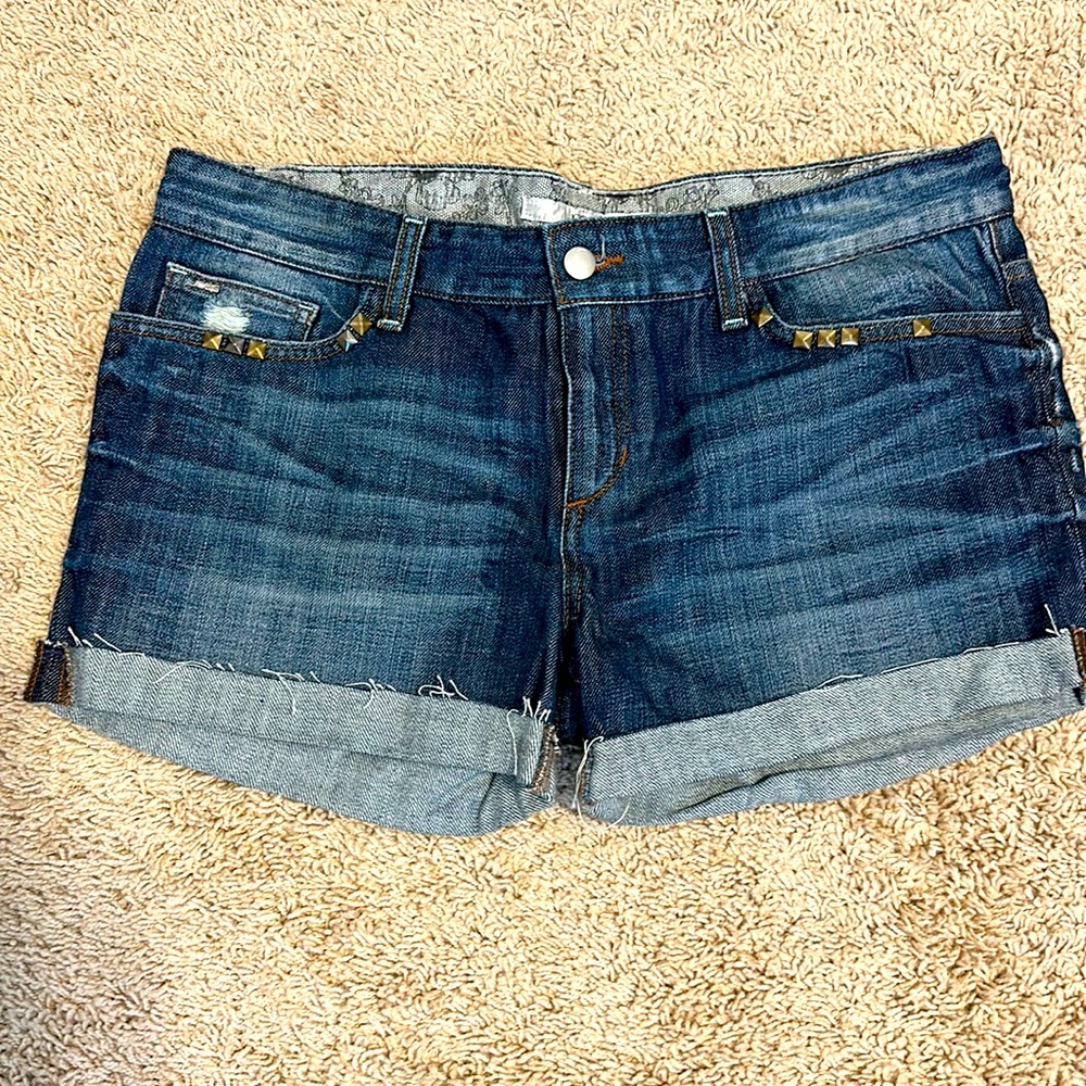 Joe's Jeans Dark Blue Jean Shorts